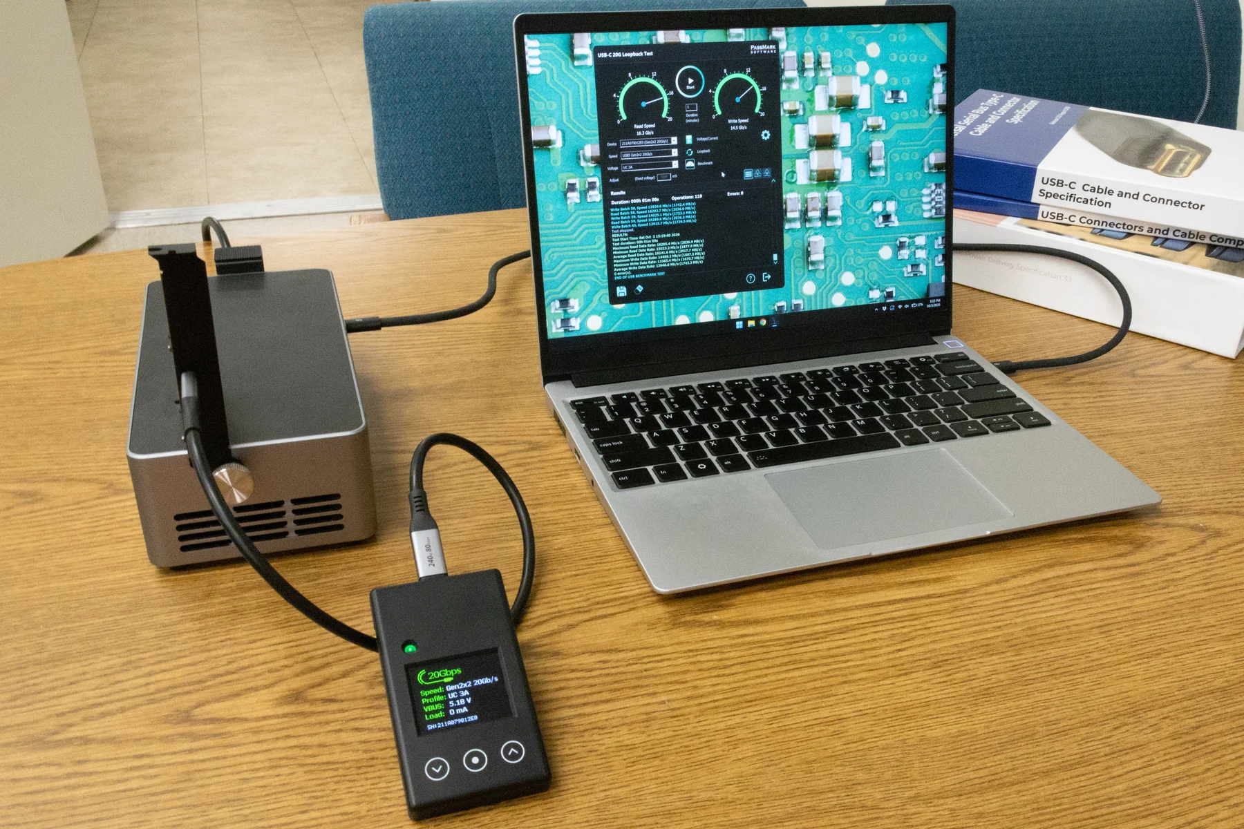 Test setup