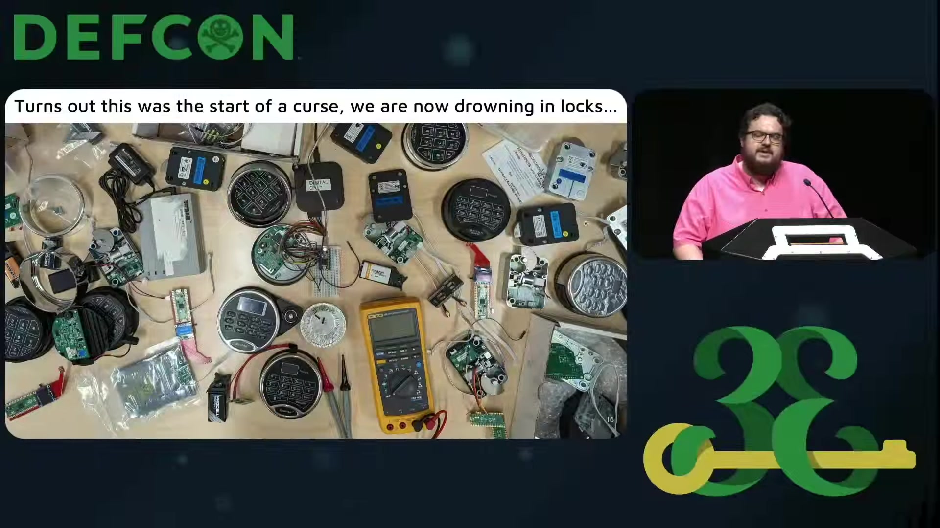 DEF CON 33 frame from Cash, Drugs, and Guns at 7:35